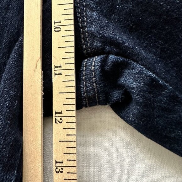 Gloria Vanderbilt Amanda Rhinestone Pocket Stretch Jeans Dark Blue Women's SZ 10 - Picture 10 of 14